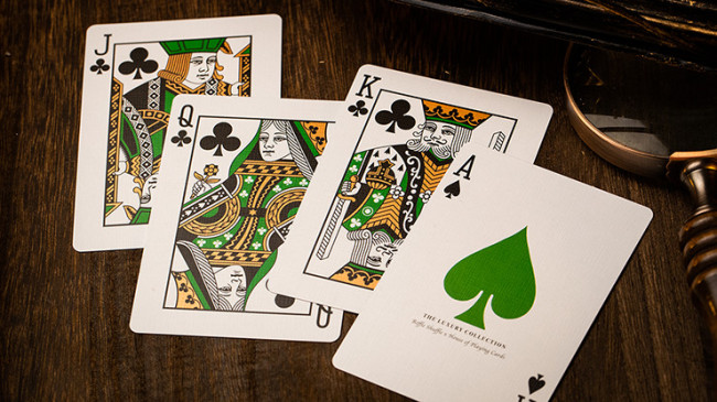 NOC (Green) The Luxury Collection by Riffle Shuffle x The House of - Pokerdeck
