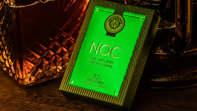 NOC (Green) The Luxury Collection by Riffle Shuffle x The House of - Pokerdeck