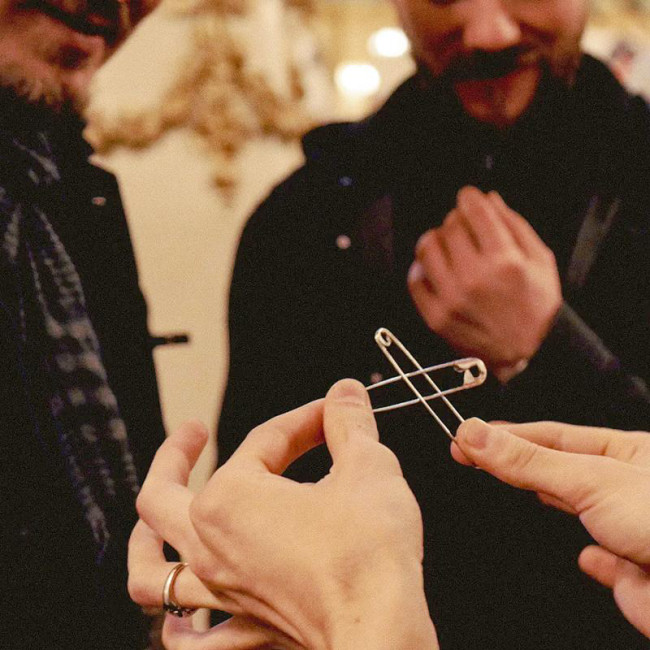 Non-Safety Pins by Juan Colàs