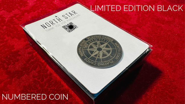 North Star Midnight Black Marked Deck by James Anthony - Markiertes Kartenspiel