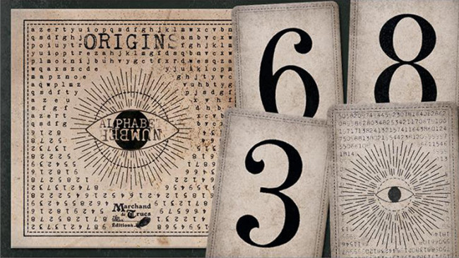 Numbers Origins Deck (Marked) by Marchand de Trucs - Markiertes Kartenspiel