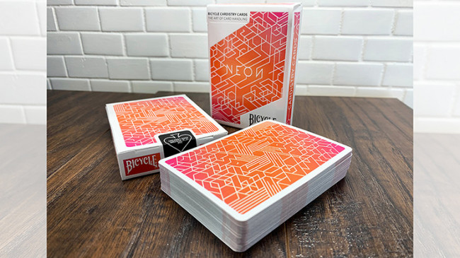 Orange Bump Neon by US Playing Card Co - Pokerdeck