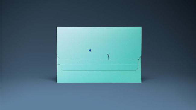 Outside the Box (Blue) by Thomas Badar