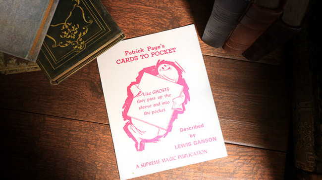 Patrick Page's Cards to Pocket by Lewis Ganson - Buch