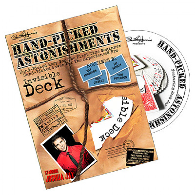 Paul Harris Presents Hand-picked Astonishments (Invisible Deck) by Paul Harris and Joshua Jay - DVD