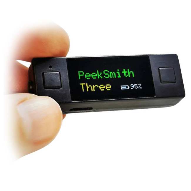 PeekSmith 3 Black – Electronic Peek Device by Electricks - Bühnentrick