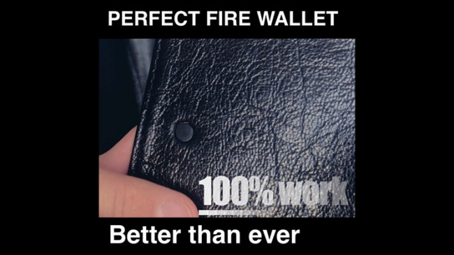 Perfect Fire Wallet by Victor Voitko