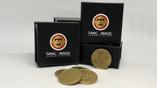 Perfect Shell Coin Set Euro 50 Cent (Shell and 4 Coins E0091) by Tango Magic