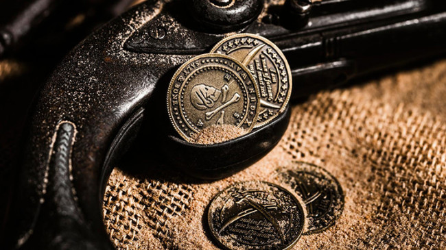 Pirate Coin (Half Dollar) by Ellusionist - Piratenmünze - Ungimmicked