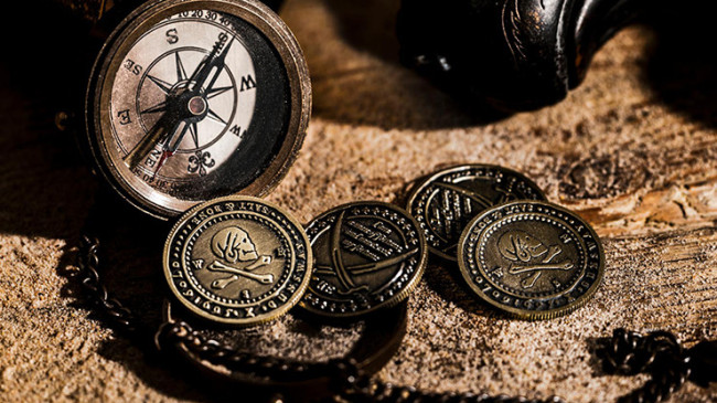 Pirate Coin (Half Dollar) by Ellusionist - Piratenmünze - Ungimmicked