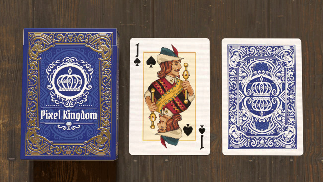 Pixel Kingdom (Sapphire Blue Edition) Playing Cards
