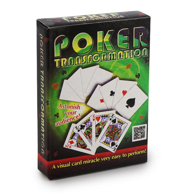 Poker Transformation - Bicycle Rücken - Kartentrick