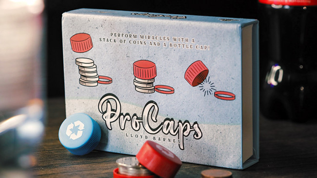 ProCaps by Lloyd Barnes - Münze verschwinden und erscheinen lassen mit Schraubverschluss für Flasche