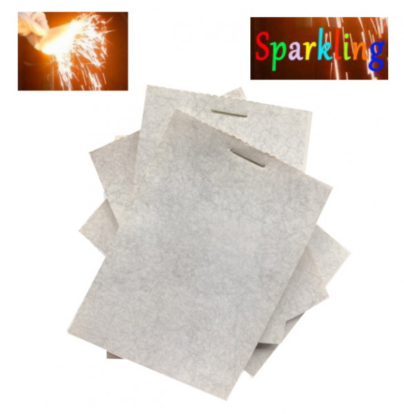 Pyropapier Block - Flash Paper Pad - Sparkling - 20 Stück