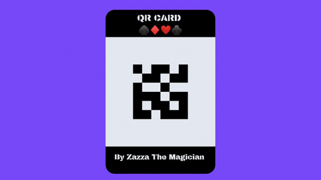 QR CARD By Zazza The Magician - Mixed Media - DOWNLOAD