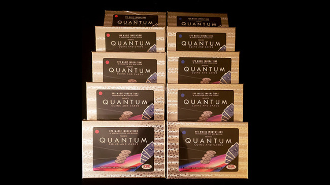 Quantum Coins (US Quarter Blue Card)s by Greg Gleason and RPR Magic Innovations