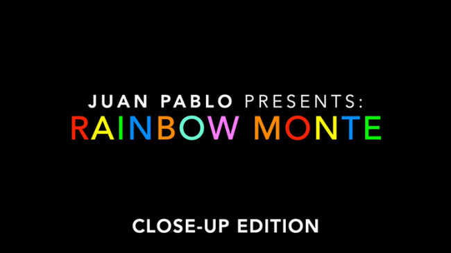 Rainbow Monte (Close up) by Juan Pablo - Kartentrick