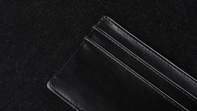 Razor Wallet von Dee Christopher (Schwarz) - Modernes Peek Wallet für Mentalisten & Profis