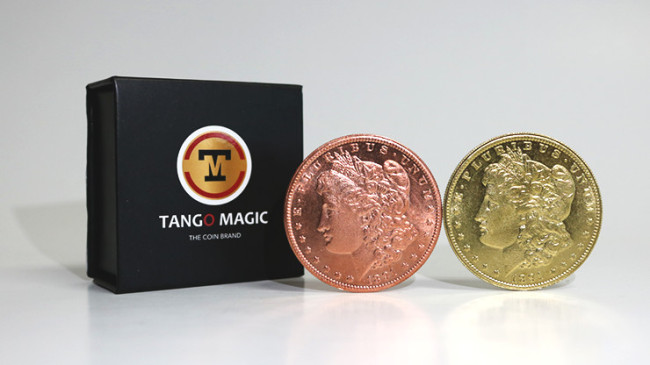 Replica Golden Morgan Hopping Half by Tango Magic