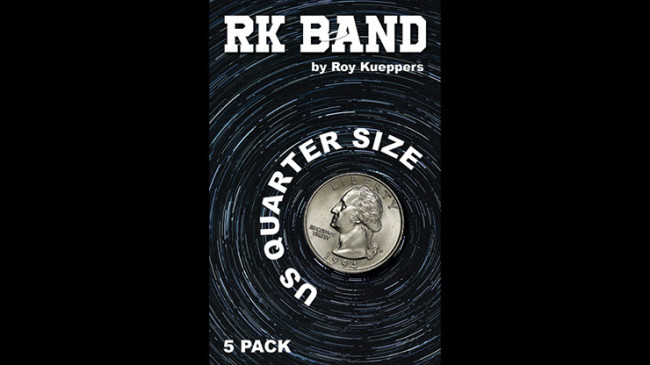 RK Bands Quarter Dollar Size For Flipper coins (5 per package)