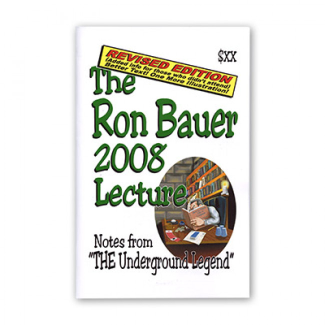 Ron Bauer 2008 Lecture Notes (Revised Edition) - Buch
