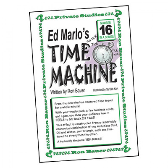 Ron Bauer Series: #16 - Ed Marlo's Time Machine - Buch