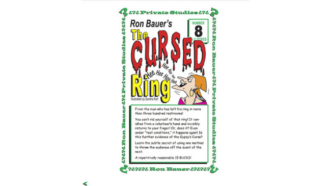 Ron Bauer Series: #8 - The Cursed Ring - Buch
