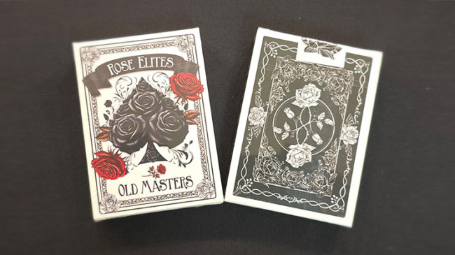 Rose Elites - Old Masters (Black) - Pokerdeck