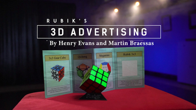 Rubik's Cube 3D Advertising by Henry Evans and Martin Braessas