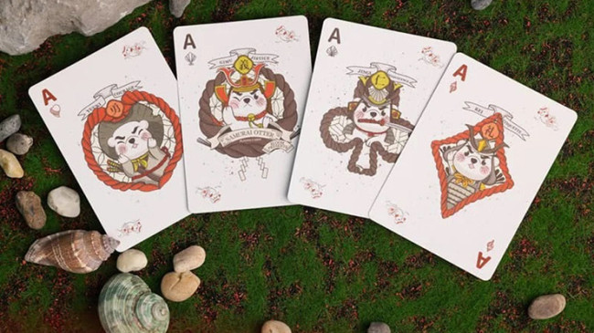 Samurai Otter - Hono Edition (Standard red) - Pokerdeck