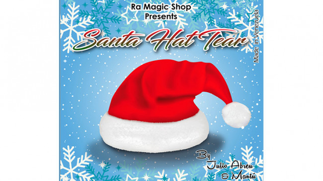 Santa Hat Tear - Zerissenes Papier zu Weihnachtsmütze - Kinderzauberei