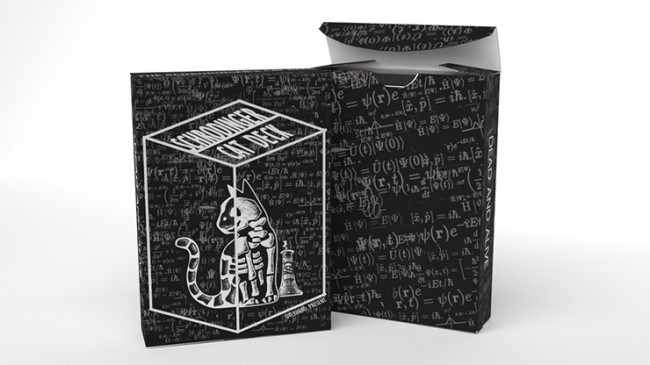 Schrodinger's Cat: Quantum Gilded Dead Black - Pokerdeck