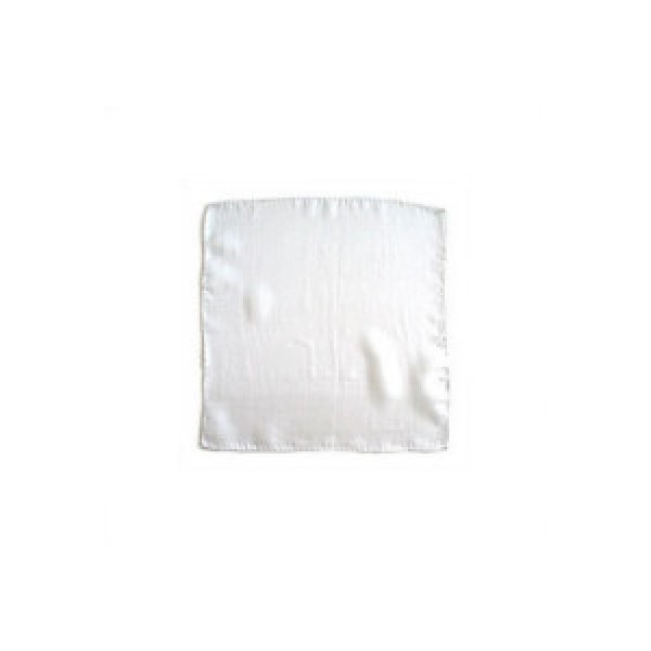 Seidentuch - Weiß - 20 cm