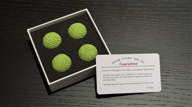 Shining Crochet Balls (Grass Green) by JT Magic