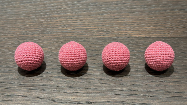 Shining Crochet Balls (Light Pink) by JT Magic