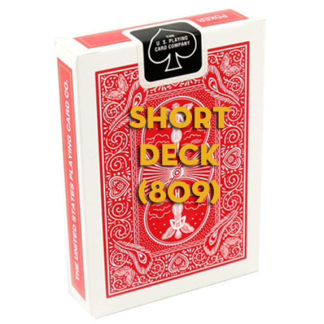 Short Bicycle Mandolin Deck 809 (Red)