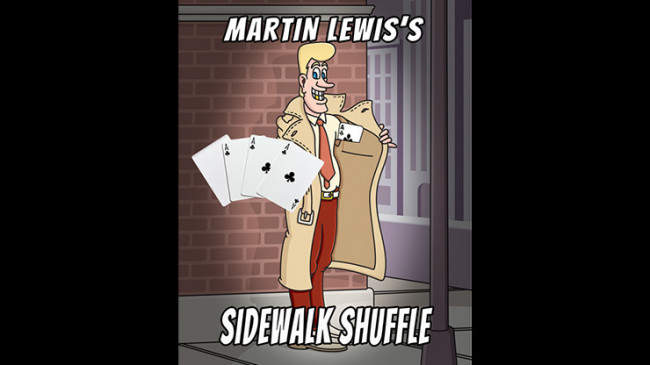Sidewalk Shuffle by Martin Lewis - Poker Size - Bicycle Rücken
