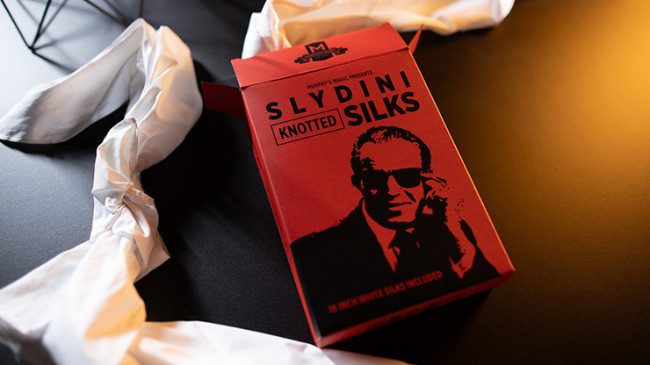 Slydini's Knotted Silks (White / 18 Inch) by Slydini & Murphy's Magic