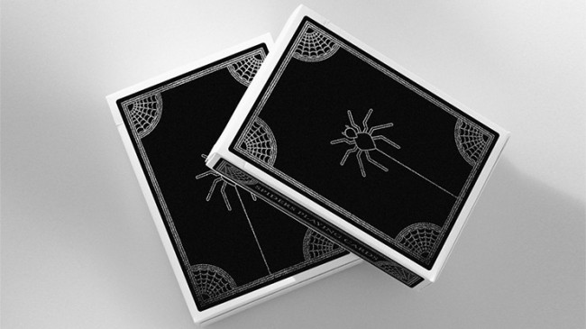 Spiders (Marked Cold Silver Foil) - Pokerdeck - Markiertes Kartenspiel