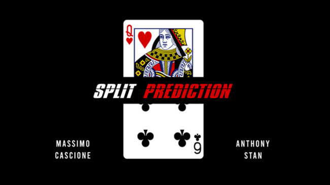 Split Prediction Red (Gimmicks and online instructions) by Massimo Cascione & Anthony Stan