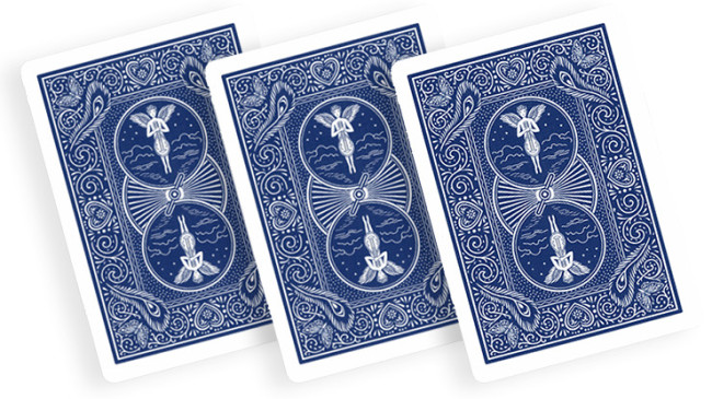 Stripper Deck Bicycle 809 Mandolin - Blau - Zaubertrick