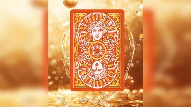 Sun God Greek Mythology Themed Orange Edition - Pokerdeck