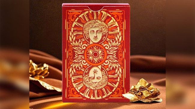Sun God Greek Mythology Themed Red Edition - Pokerdeck