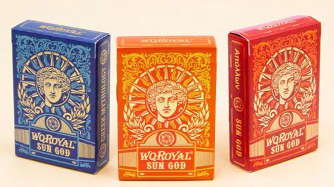 Sun God Greek Mythology Themed Red Edition - Pokerdeck