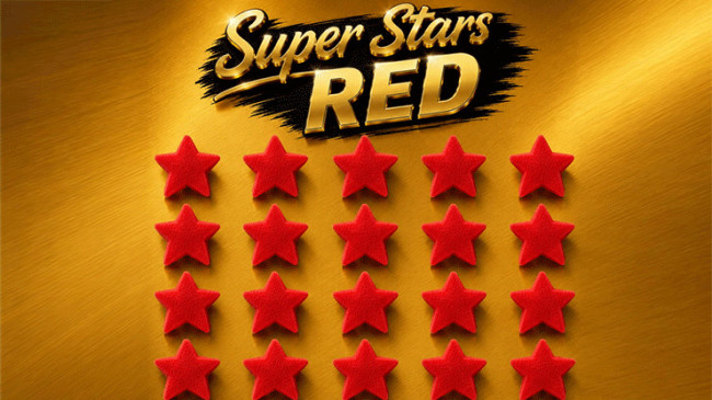 Super Stars Red (Bag of 20) Sponge