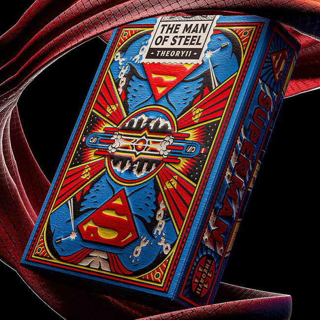 Superman playing cards