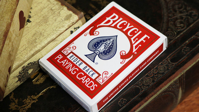 Svengali Deck Bicycle - Herz Dame - Rot - Zaubertrick