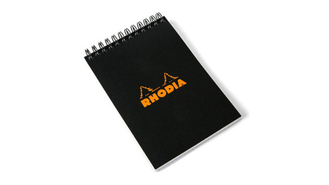 SvenPad® Elegance Rhodia® Edition (Single, Black Cover) - Forcieblöcke