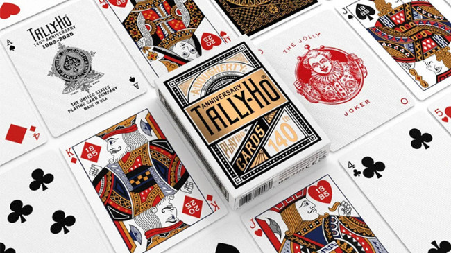 Tally Ho 140th Anniversary (Metaluxe) by US Playing Card - Pokerdeck