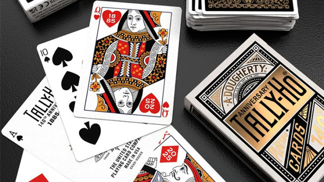Tally Ho 140th Anniversary (Metaluxe) by US Playing Card - Pokerdeck